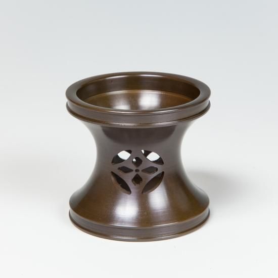 茶道具 古銅製大香炉 金工細工透かし彫り浮彫『波に龍鳳』 蓋透かし彫 茶道具 古銅製大香炉 金工細工透かし彫り浮彫『波に龍鳳』 蓋