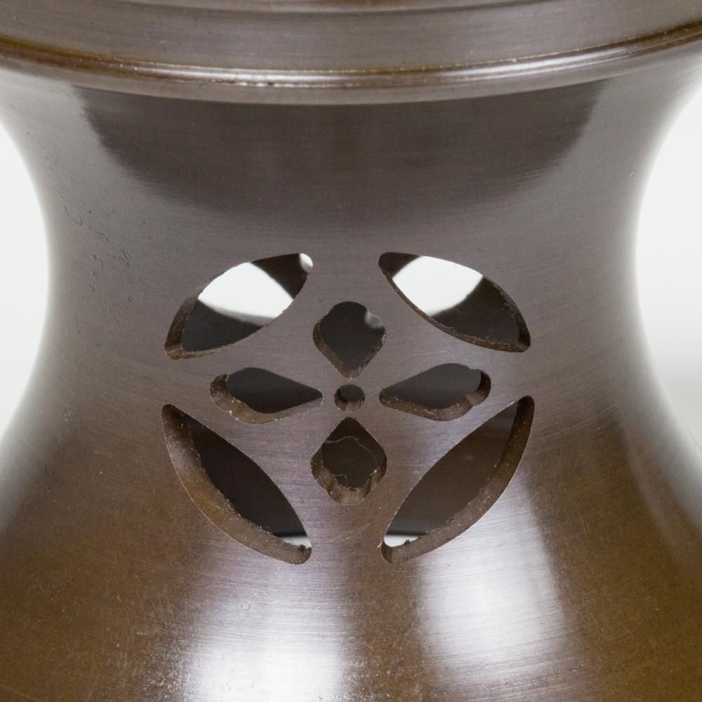 唐銅 七宝透し蓋置 般若勘渓作 - 茶道具・抹茶通販 | ギャラリーきほう