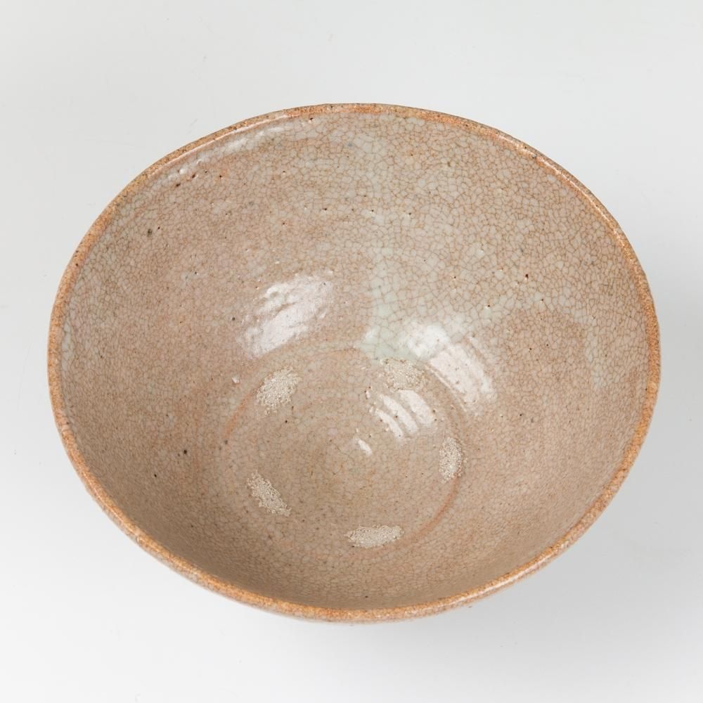 溝上一薊】（作）唐津井戸盌 ② 茶道具 抹茶碗 井戸茶碗 茶碗