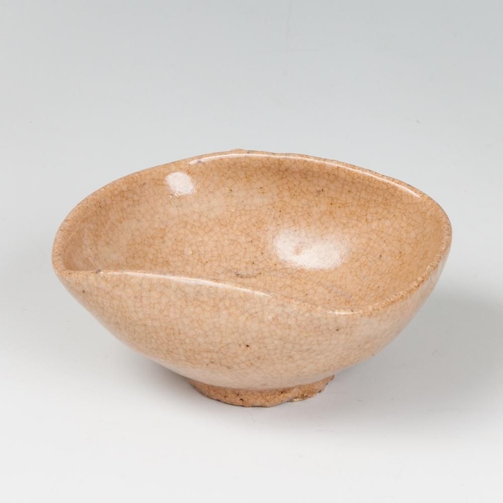 陶芸家　武末日臣　井戸　杯　盃　ぐい呑　酒器　平盃　梅花皮　共箱　李朝　唐津 陶芸家武末日臣井戸杯盃ぐい呑酒器平盃梅花皮共箱李朝唐津