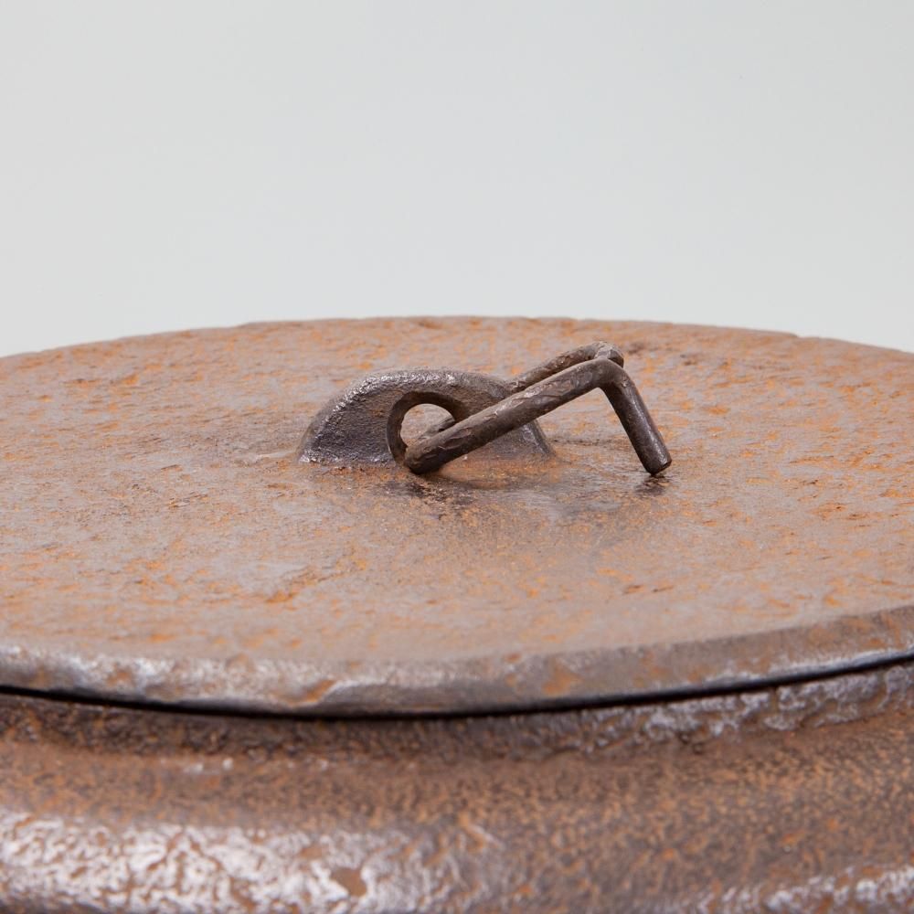 野溝釜（玉章鐶付） 般若勘渓作 - 茶道具・抹茶通販
