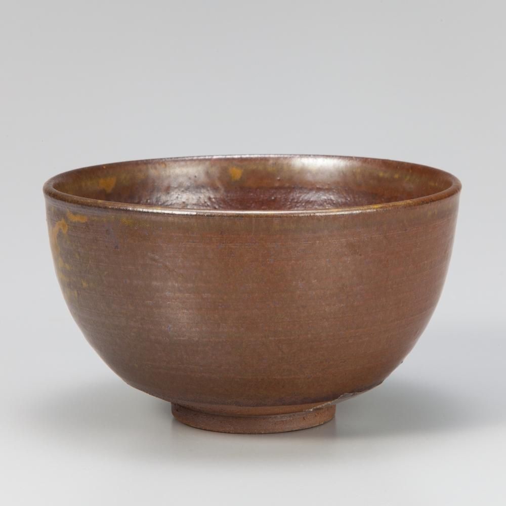 志戸呂 褐釉茶碗 青嶋利陶作 - 茶道具・抹茶通販 | ギャラリーき