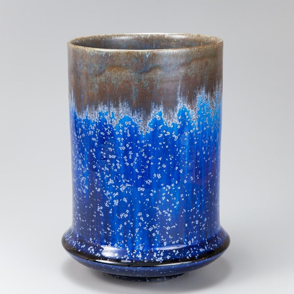 中尾哲彰 冬の銀河 展示会作品33cm 作家物 陶芸家 中尾哲彰 冬の銀河 展示会作品33cm 作家物 陶芸家