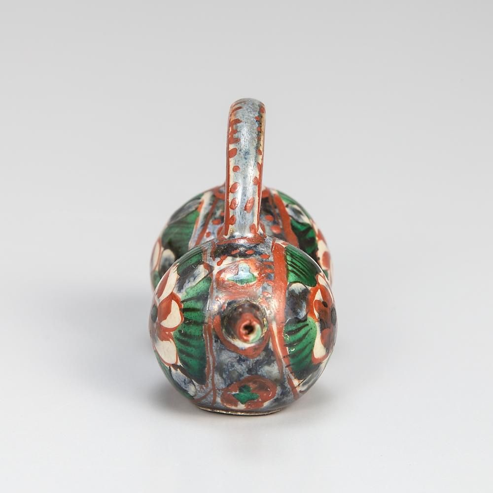 水注 茶道具 茶器 色絵 金彩 兎 瓢箪型 豪華賢覧 煌びやか 水注 茶道具 茶器 色絵 金彩 兎 瓢箪型 豪華賢覧 煌びやか