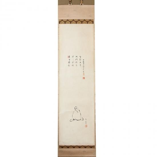 真作/大徳寺429代明堂・画/大徳寺427代剛堂・賛/掛軸☆宝船☆AG-676 真作/大徳寺429代明堂・画/大徳寺427代剛堂・賛/掛軸☆宝船☆AG
