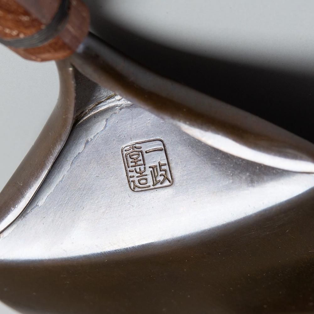 茶道具　STERLING　SILVER刻印　風炉灰匙　約60g　時代箱　M　R7 茶道具 STERLING SILVER刻印 風炉灰匙 約60g 時代箱 M R7