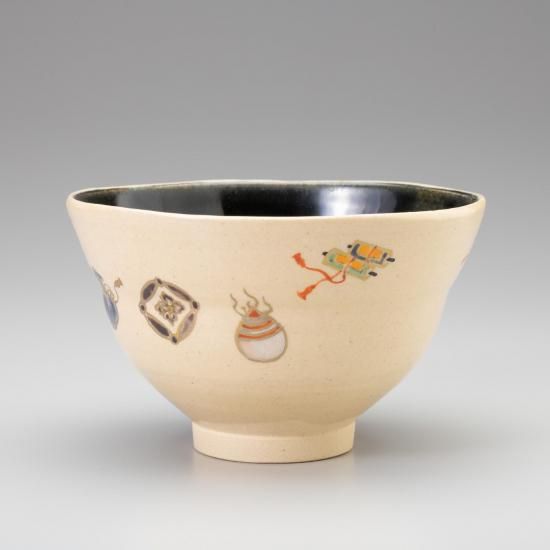 カイラギ茶碗 茶碗 茶道 茶室 茶道具 工芸品