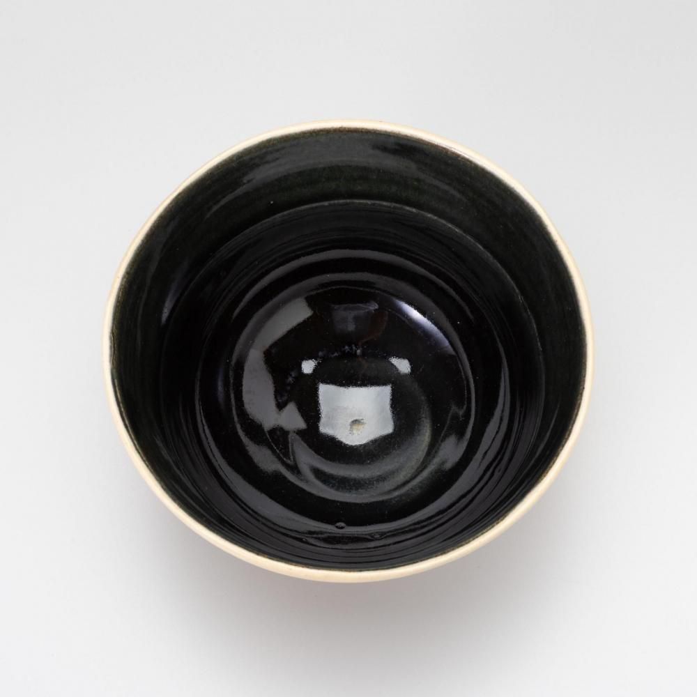 色絵七宝宝尽文胴〆茶碗 「彩虹」 森岡嘉祥 作 - 茶道具・抹茶通販