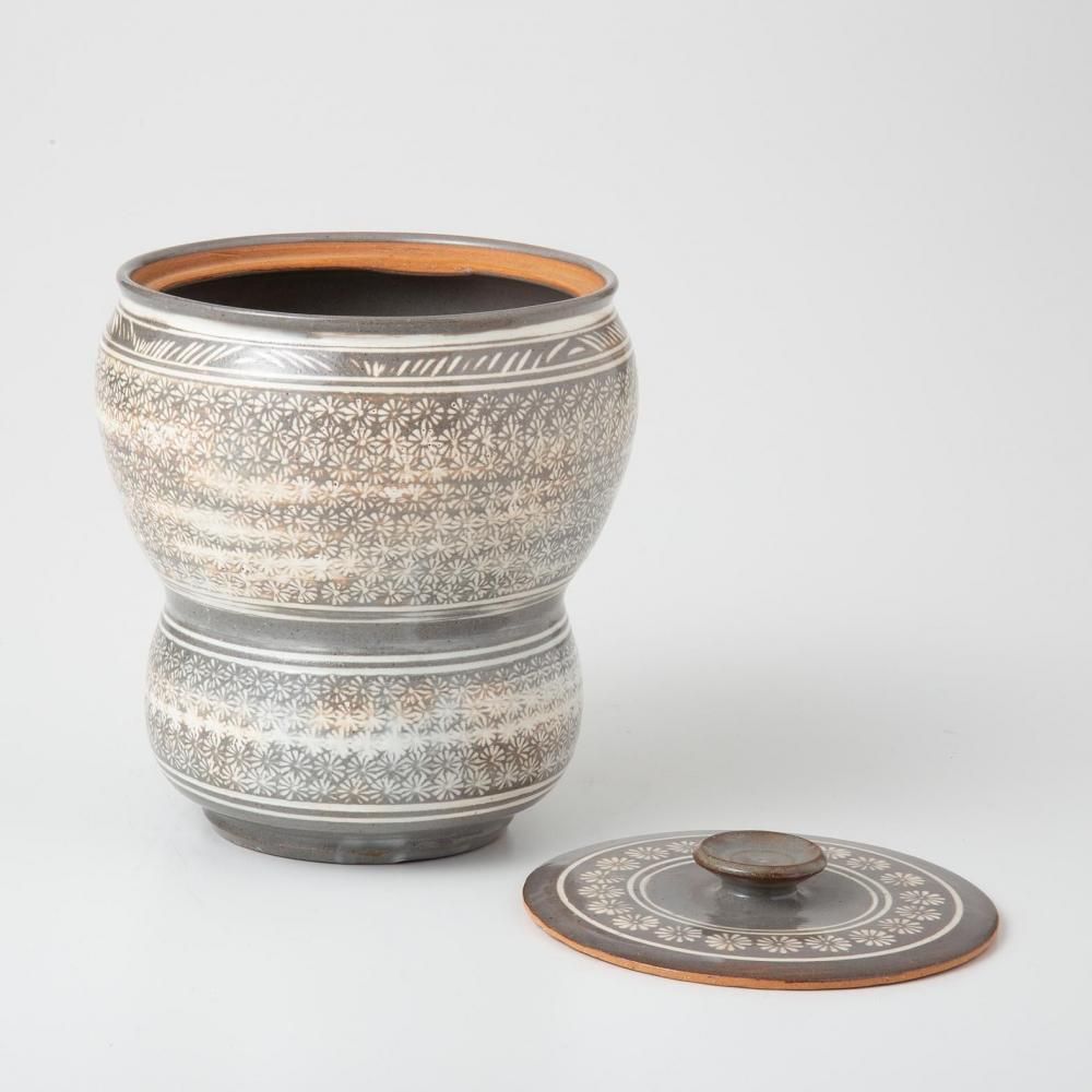 三島瓢箪水指 駕洛窯 - 茶道具・抹茶通販 | ギャラリーきほう