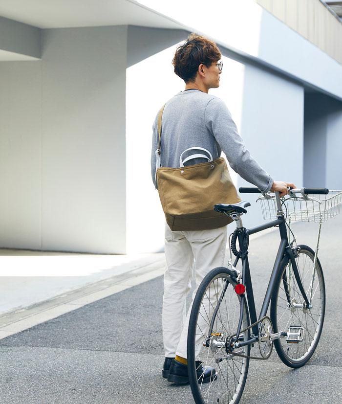 リネン ショルダーバッグ / M - YES CRAFTS - online store リネン ショルダーバッグ / M - YES CRAFTS - online store