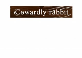 No.865 Cowardly rabbit Ⱦµ/Ĺµ ߸ˤ(T/åȥ/Ѹ/ѻ/֥饦/㿧/祳졼)