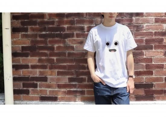 No 1062 No Name 半袖 長袖 在庫あり ロンt カットソー イラスト 顔 シンプル シュール 面白い 可愛い ｔシャツ総合専門店 日本tシャツセンター