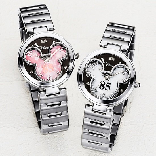 ※ディズニー  ミッキー85周年 メンズ腕時計 ピンクゴールドカラー 輸入品