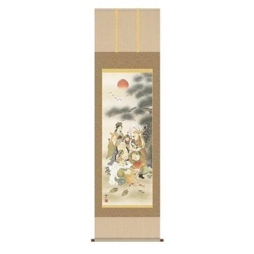 掛軸 七福神（尺5） - サンワイ商事