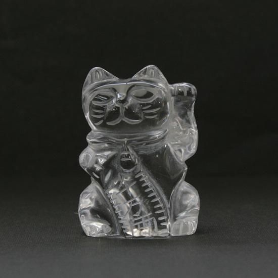 開運 水晶招き猫 - サンワイ商事 開運 水晶招き猫 - サンワイ商事