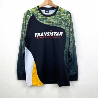 TRANSISTAR(トランジスタ) HB21AT01 L/S ゲームシャツ DEEP SEA 長袖ゲームシャツ ディープシー ブラック×イエロー