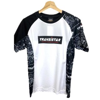 TRANSISTAR(トランジスタ) HB22ST01 ゲームシャツ ペーズリー ブラック ハンドボールシャツ プラクティスシャツ