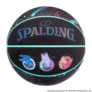 SPALDING(スポルディング) 77-121Z スペース・ジャム ア・ニュー・レガシー ブラック 合成皮革 7号 バスケットボール