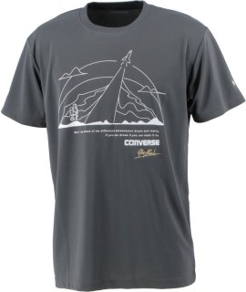 CONVERSE(コンバース) CBG231355 ゴールドシリーズ 昇華Ｔシャツ 半袖 プラクティスシャツ バスケットボール ウェア