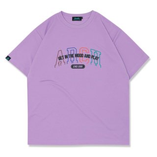 Arch() T123-134 college out line logo tee DRY Хåȥܡ ȾµT