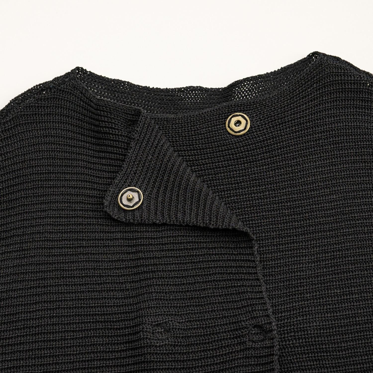 和紙ニットダブルベスト(GRAY/BLACK) - 公式オンラインストア