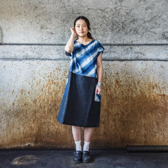 切替ワンピース 藍染アソート 宝島染工 公式通販 オンラインショップ Takarajima Senkou Online Store