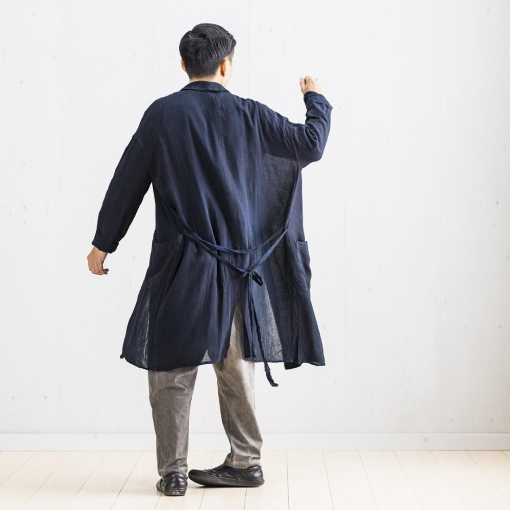 レーヨンリネンワークコート( NAVY / BLACK) - 公式オンラインストア | OFFICIAL ONLINE STORE