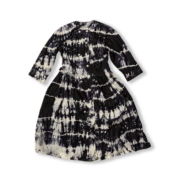 【新品未使用】宝島染工　SAZANAMI ダブルワンピース SAZANAMI ダブルワンピース WHITE×BLACK - 公式オンラインストア