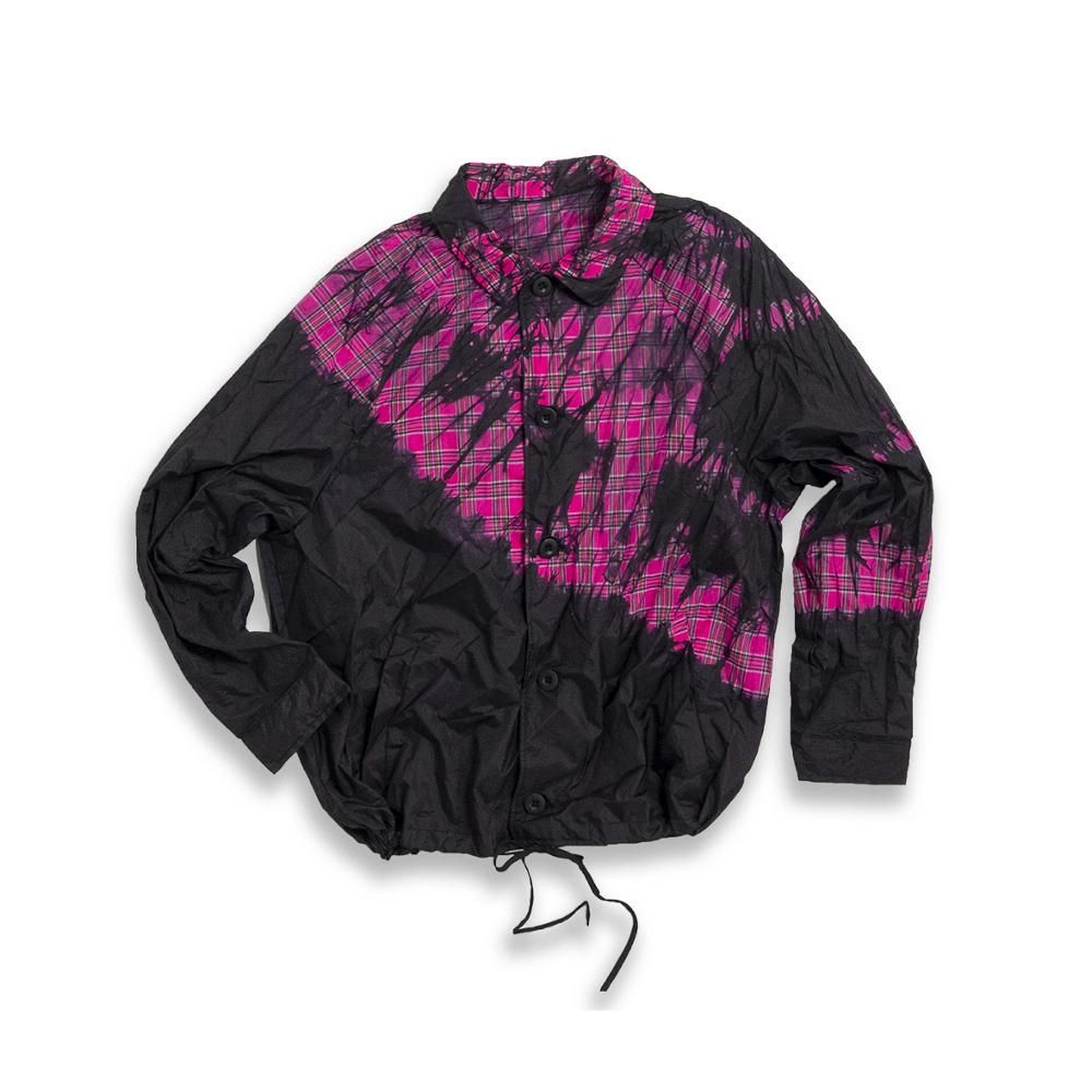 コーチジャケット Kage Check Pink Thus 宝島染工 公式通販 オンラインショップ