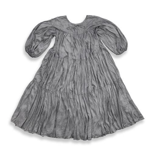 【関税込み】Silk Laundry ミディアムドレス セール】 【洗える】レースコンビサック ドレス （ドレス）｜any