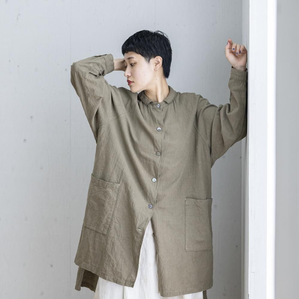スモックシャツ 墨染・草木染 | 宝島染工公式通販・オンライン スモックシャツ 墨染・草木染 | 宝島染工公式通販・オンライン