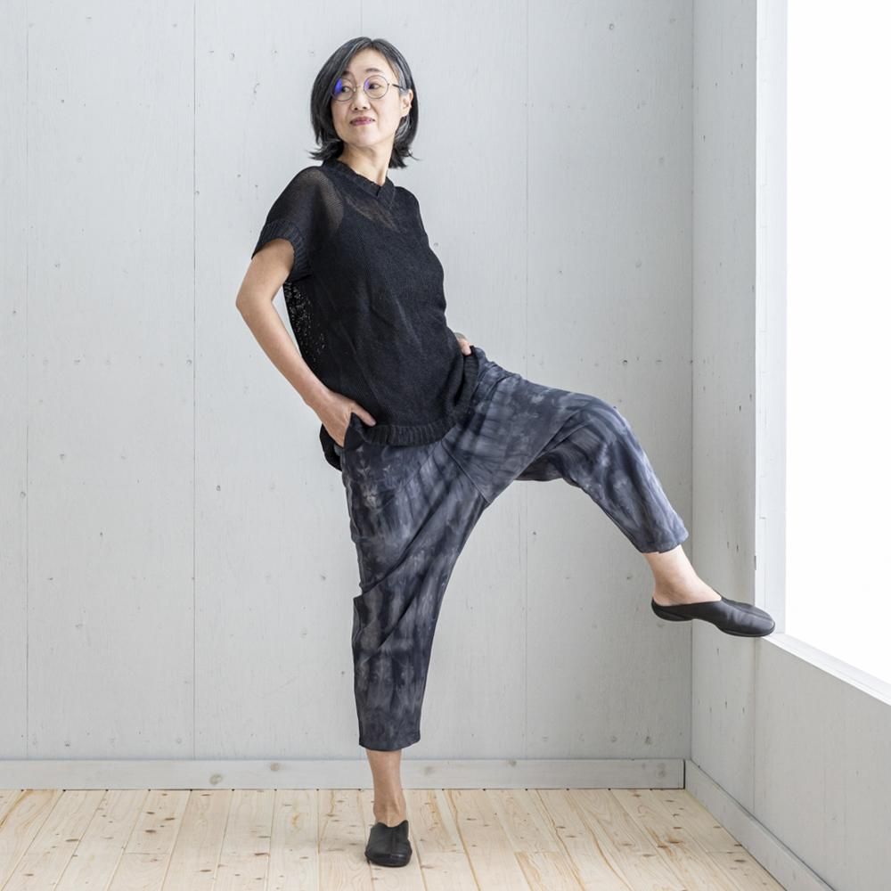 SAZANAMIサルエルパンツ（GRAY / DARK GRAY) - 公式オンライン