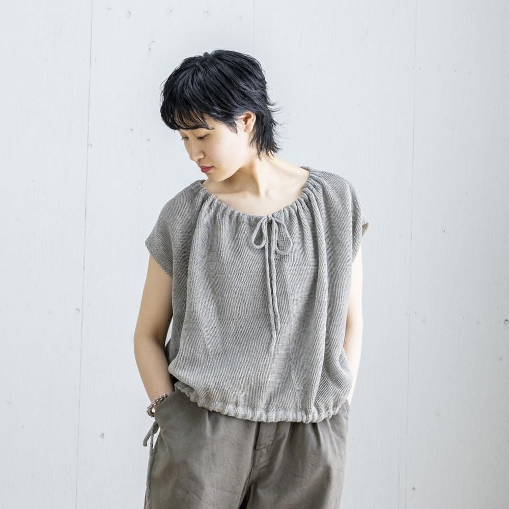 和紙ニットダブルベスト(GRAY/BLACK) - 公式オンラインストア