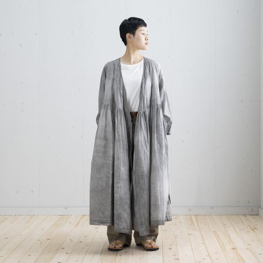 カシュクールワンピース (LIGHT GRAY / DARK GRAY) - 公式