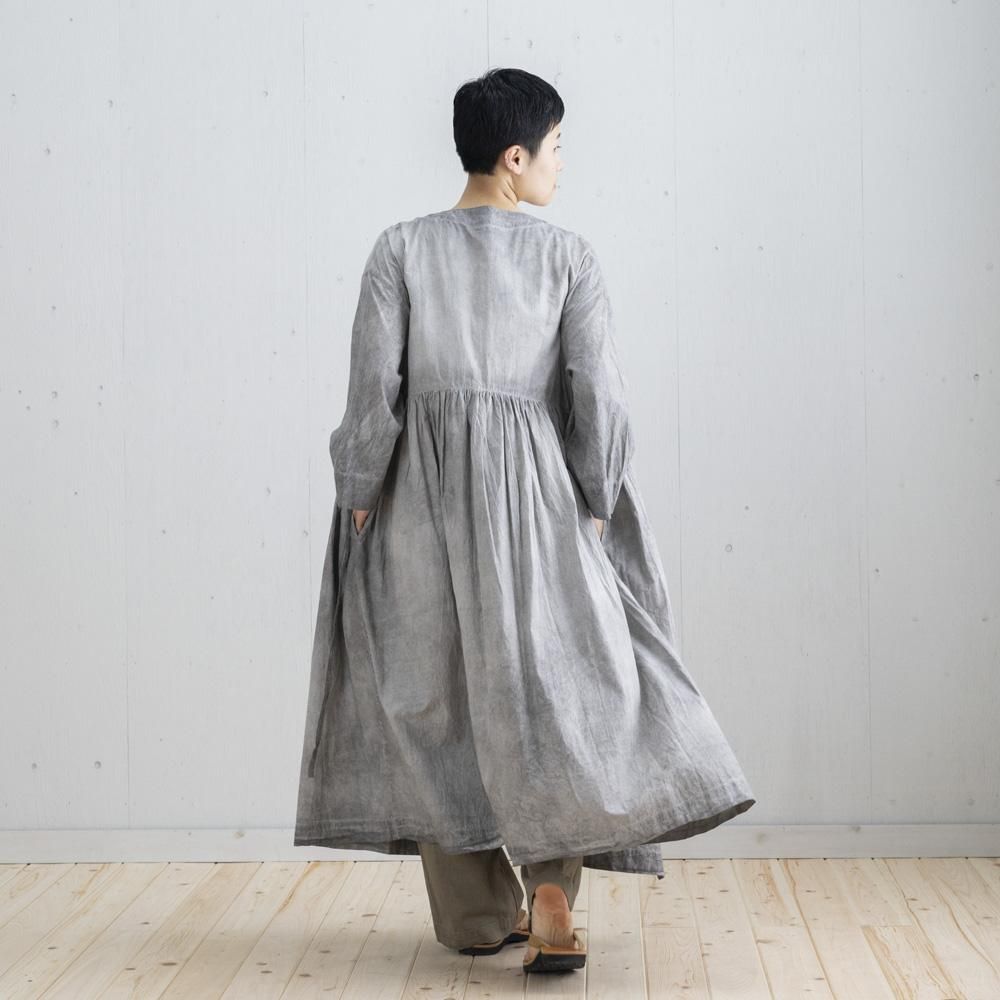 カシュクールワンピース (LIGHT GRAY / DARK GRAY) - 公式