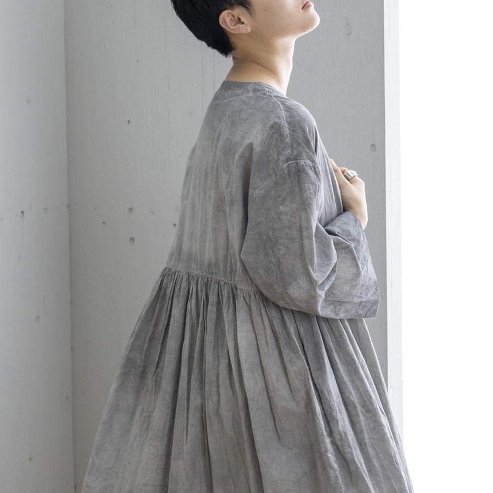 カシュクールワンピース (LIGHT GRAY / DARK GRAY) - 公式