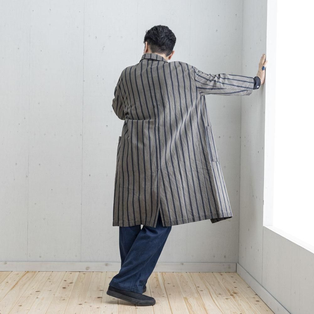 Marrakshi Life ストライプスプリングコート ブロックコート ストライプ（ CHARCOAL / BROWN ） - 公式オンライン