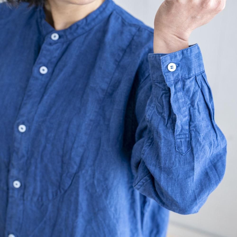 新価格】切替BIGシャツリネン(INDIGO / LIGHT GRAY / BLACK 新価格】切替BIGシャツリネン(INDIGO / LIGHT GRAY / BLACK