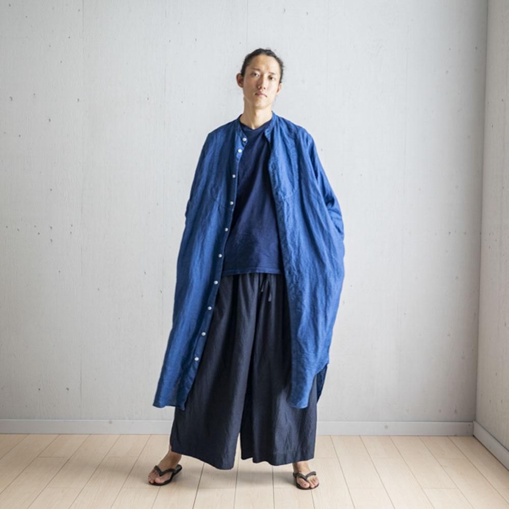 新価格】リネンシャツコート(INDIGO / LIGHT GRAY / BLACK 新価格】リネンシャツコート(INDIGO / LIGHT GRAY / BLACK