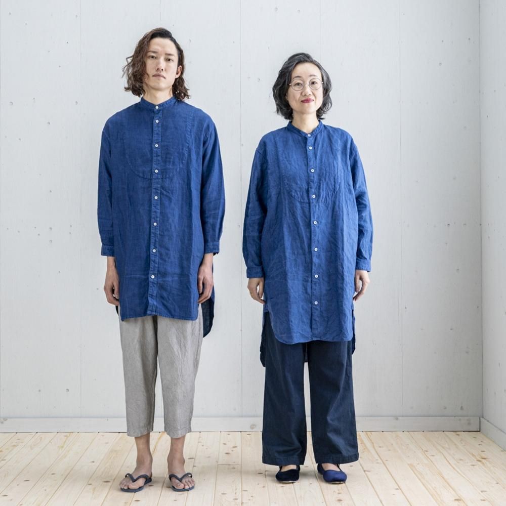 Funatabi × 宝島染工」 切替BIGシャツリネン - 公式オンライン Funatabi × 宝島染工」 切替BIGシャツリネン - 公式オンライン