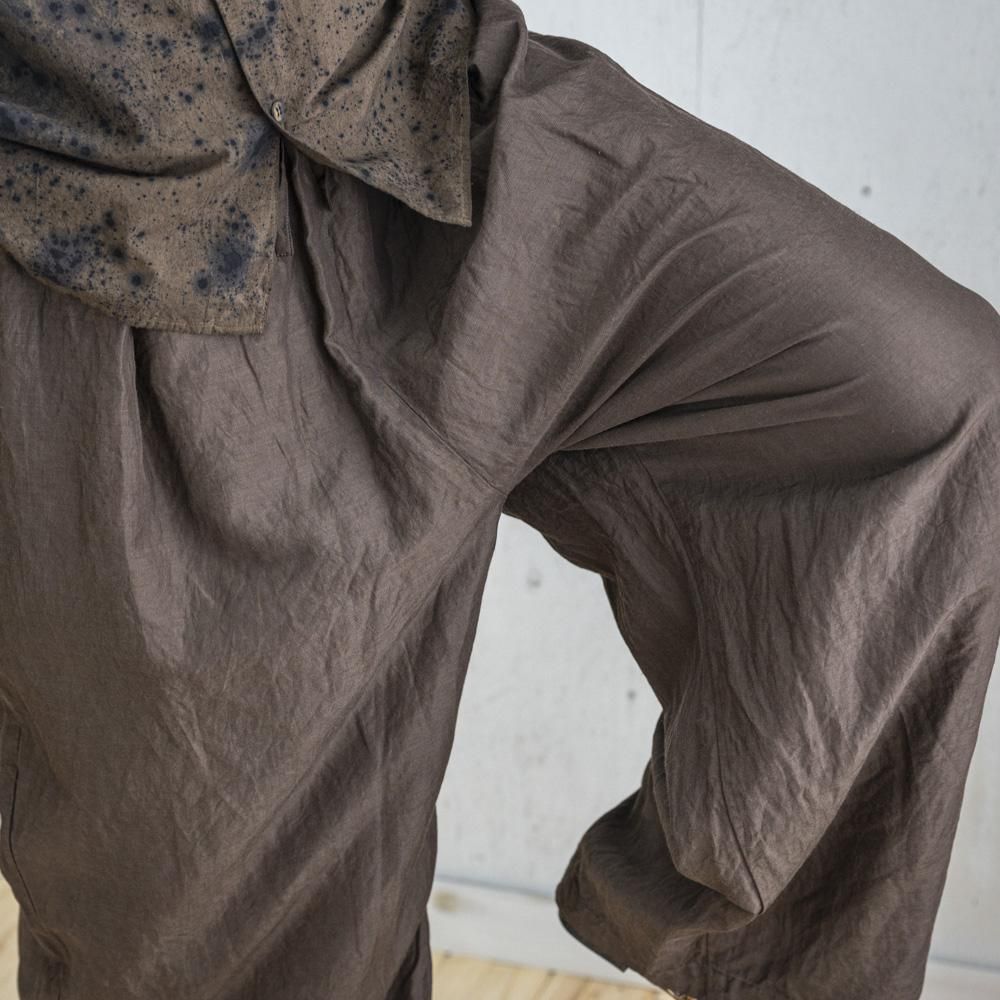 SLUBラフタックパンツ (GRAY/ BLACK /BROWN ) - 公式オンライン SLUBラフタックパンツ (GRAY/ BLACK /BROWN ) - 公式オンライン