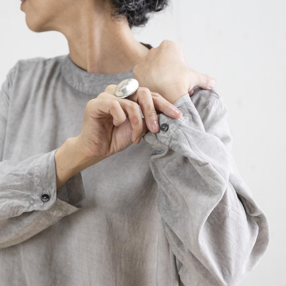 風呂敷みやこ染めワンピース SWAY ワンピース（LIGHT GRAY / BLACK / BEIGE ） - 公式