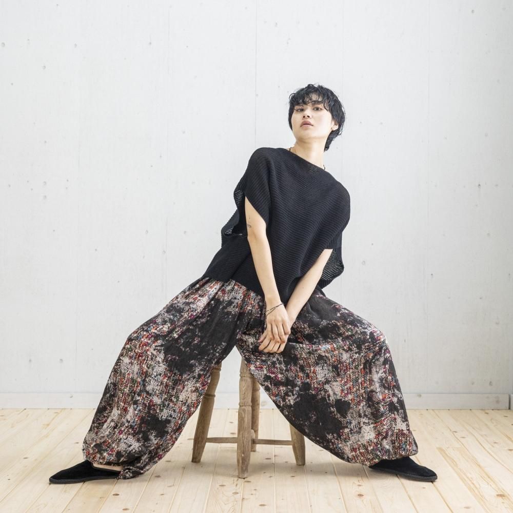 和紙ニットダブルベスト(GRAY/BLACK) - 公式オンラインストア