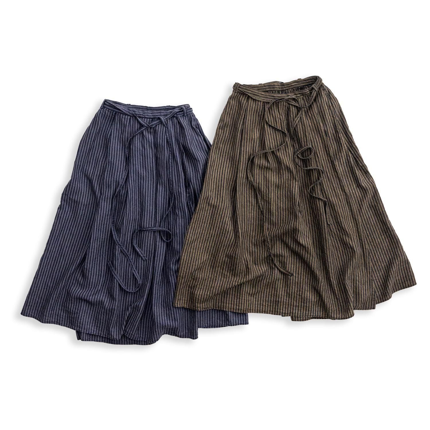 Roll skirtBROWN / GRAY
