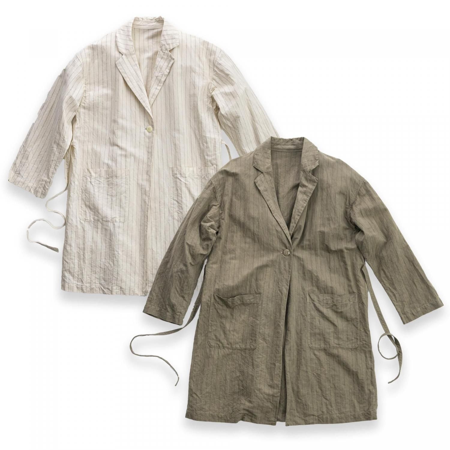 ͽʡTAIL COAT (White / Khaki)