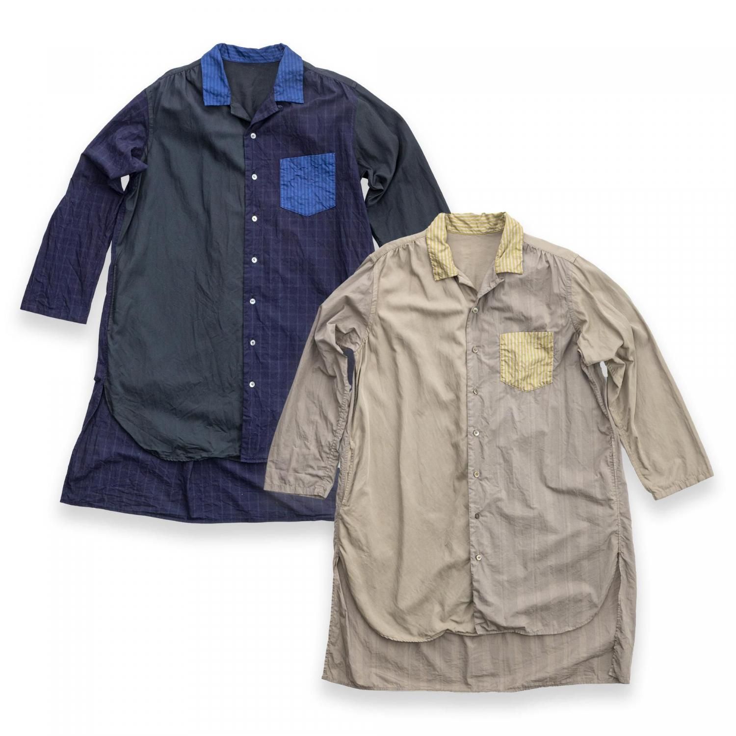 ͽʡPatch work tunic(Indigo / Light Mud)