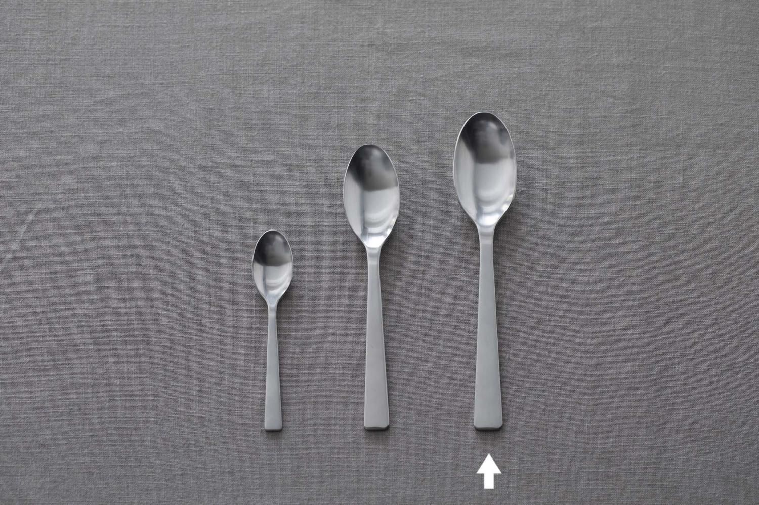 mimosa stainless cutlery - soup spoon - yumiko iihoshi porcelain