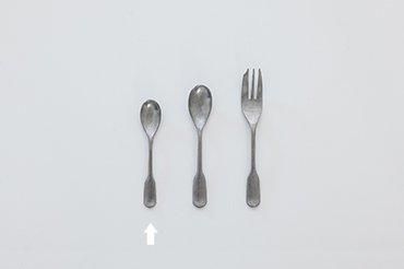 vintage stainless cutlery - coffee spoon - yumiko iihoshi