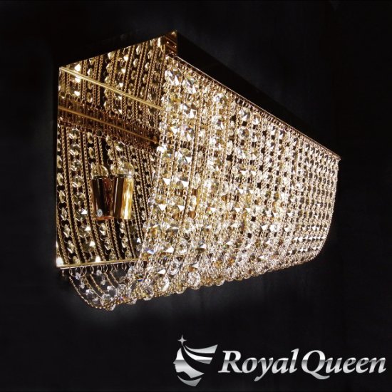 【送料無料】 リニューアル♪ ゴールドメッキ 豪華 ナイアガラ シャンデリア NN-ZM600G 幅約600mm【RQCN7】 -  【公式】トラックステンレスパーツ シャンデリア専門店「Royal Queen」