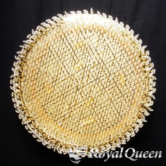 ち*ろ様 ゴールド シャンデリア ゴールドメッキ 豪華 ケーキ型 天吊り シャン 送料無料】豪華 ゴールドメッキ ケーキ型 450 天吊り